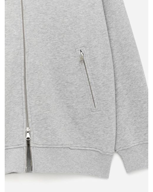 ARKET Gray Zip Hoodie