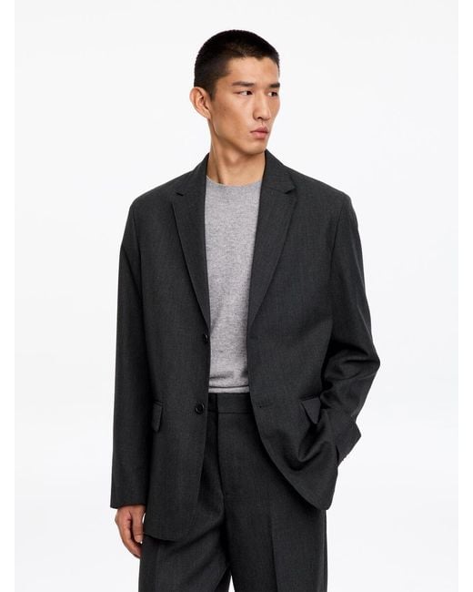 ARKET Blue Wool Blazer for men
