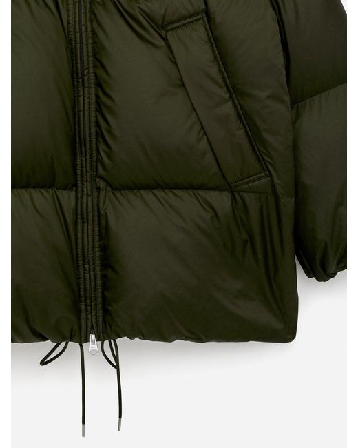 ARKET Green Upcycled Down Puffer Jacket