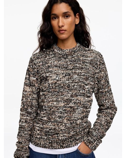 ARKET Gray Two-Tone Jumper