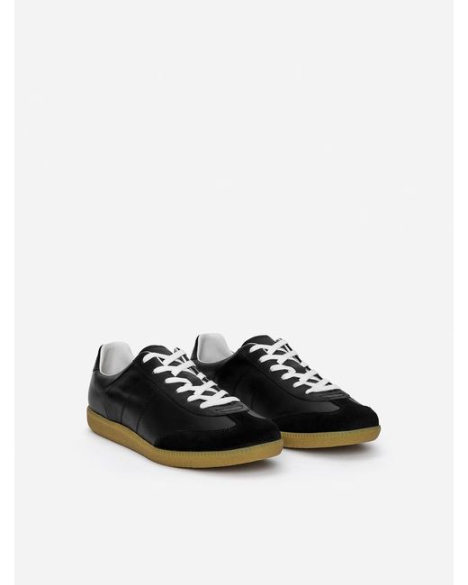 ARKET Black Leather Trainers for men