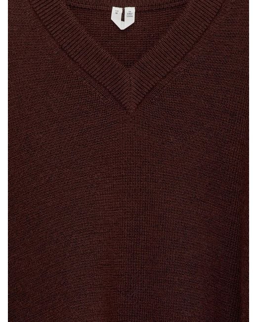 ARKET Brown Wool-Blend Jumper for men