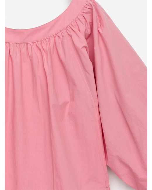 ARKET Pink Kleid Mit Ballonärmeln