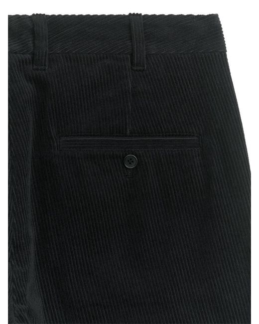 ARKET Black Straigh-Fit Corduroy Chinos for men