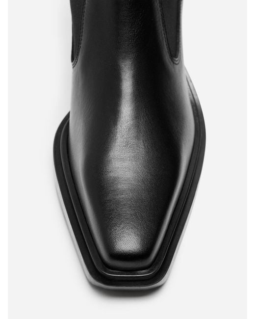ARKET Black Leather Boots