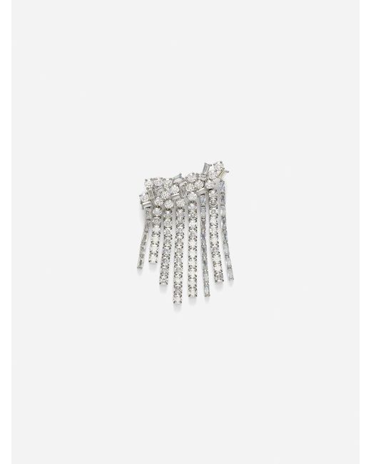 ARKET Gray Rhinestone Brooch