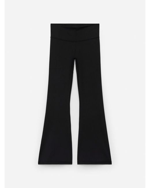 ARKET Black Soft Stretch Flared Tights