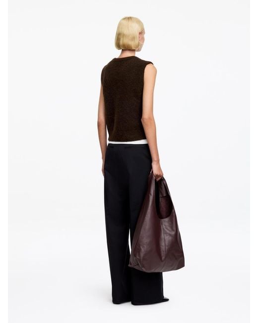 ARKET Black Alpaca-Wool Blend Vest