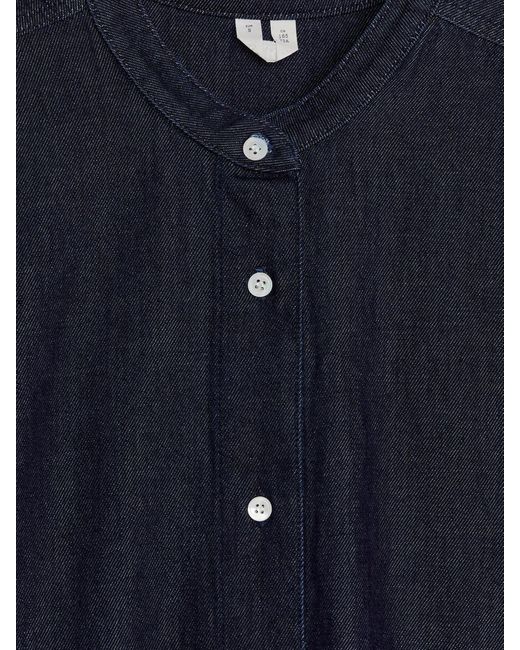 ARKET Blue Raw Denim Shirt