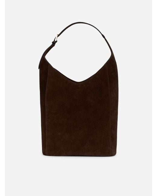ARKET Brown Suede Tote Bag
