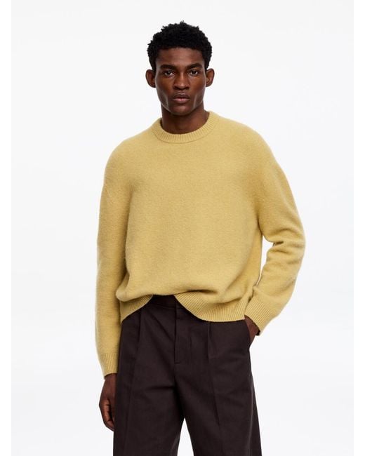 ARKET Natural Alpaca-Merino Wool Blend Jumper for men