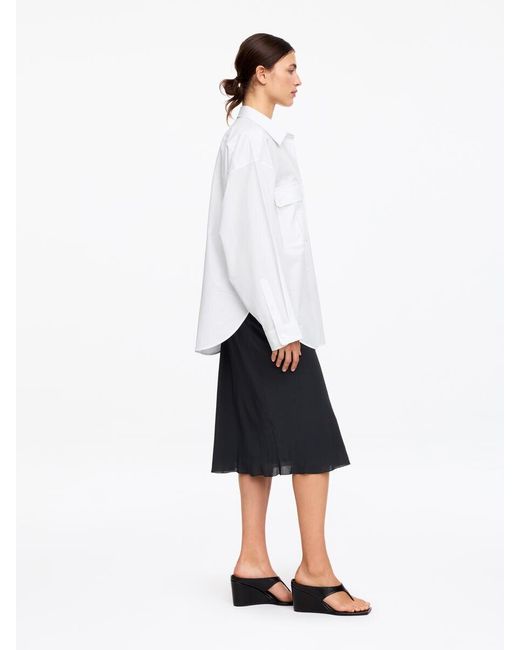 ARKET White Utility Cotton Shirt