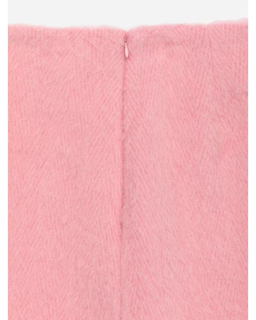 ARKET White Wool-Alpaca Blend Skirt