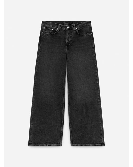 ARKET Black Cloud Low Loose Jeans