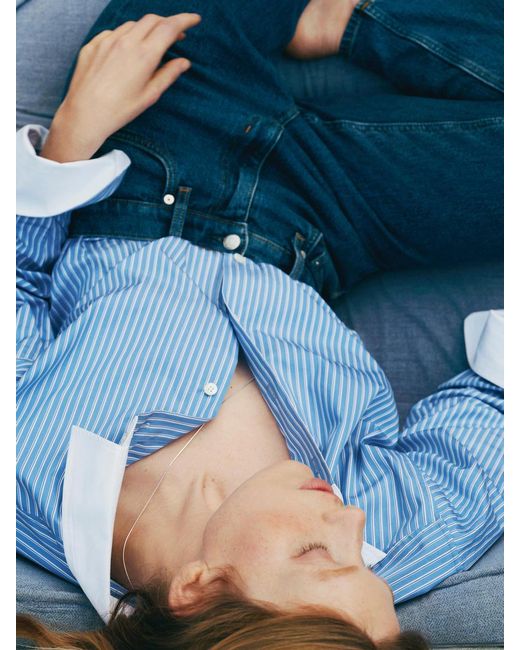 ARKET Blue Lupine Flared Jeans