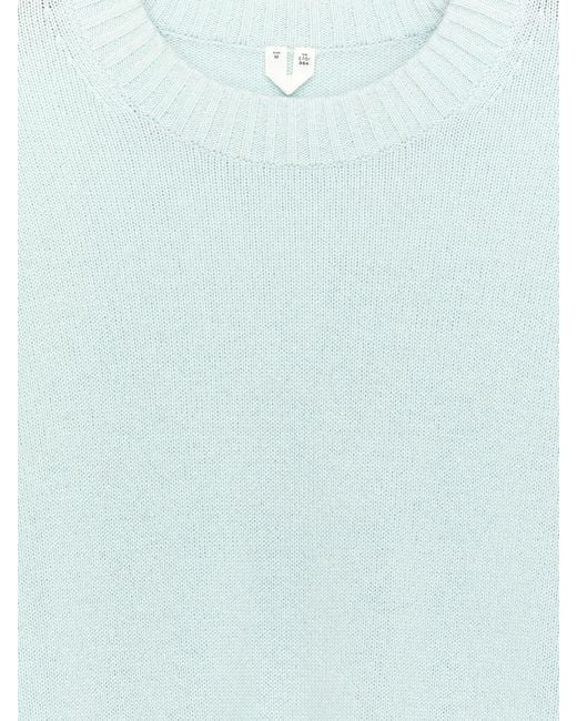 ARKET Blue Oversized Pure Cashmere Jumper​
