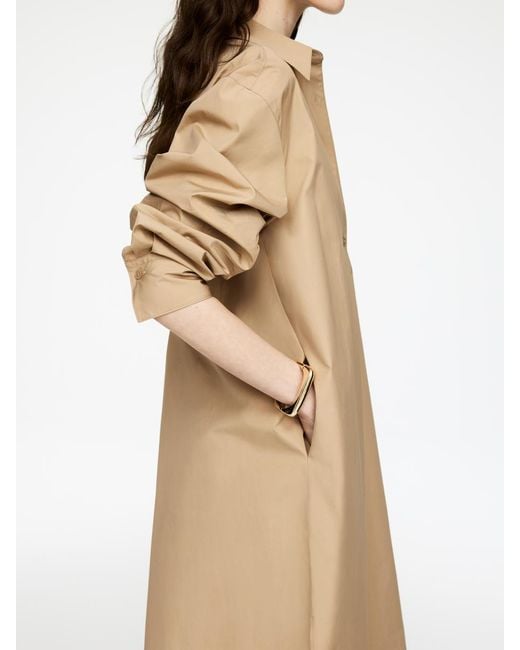 ARKET Natural Oversize-Hemdkleid