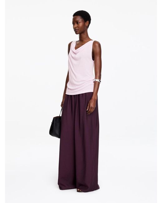 ARKET White Draped Tank Top