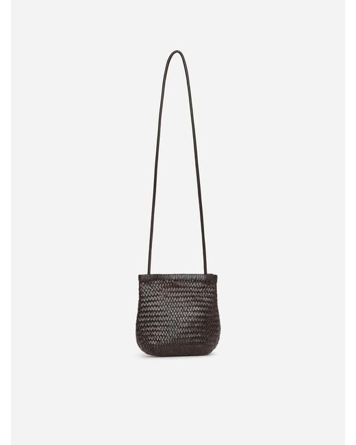 ARKET Natural Crossbody Leather Tote Bag