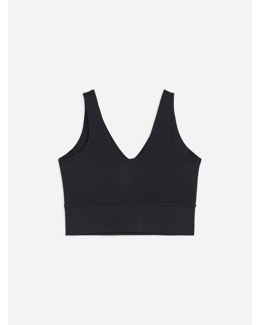 ARKET Black Soft Stretch Top