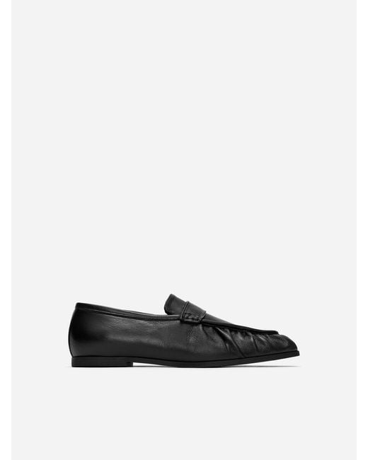 ARKET Blue Soft Leather Loafers