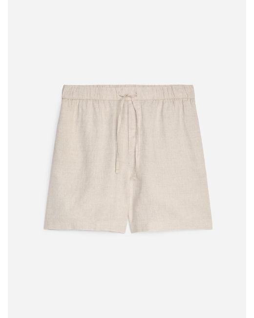 ARKET Natural Linen Shorts for men