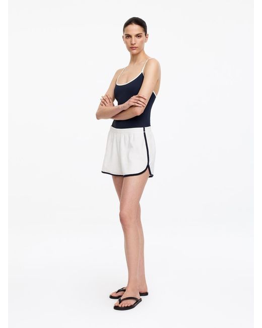 ARKET White Towelling Shorts