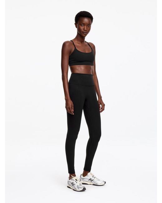 ARKET Black Soft Stretch Sports Bra