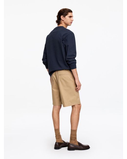 ARKET Blue Relaxed Twill Shorts for men