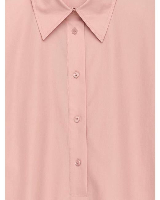 ARKET Pink Oversize Shirt Dress