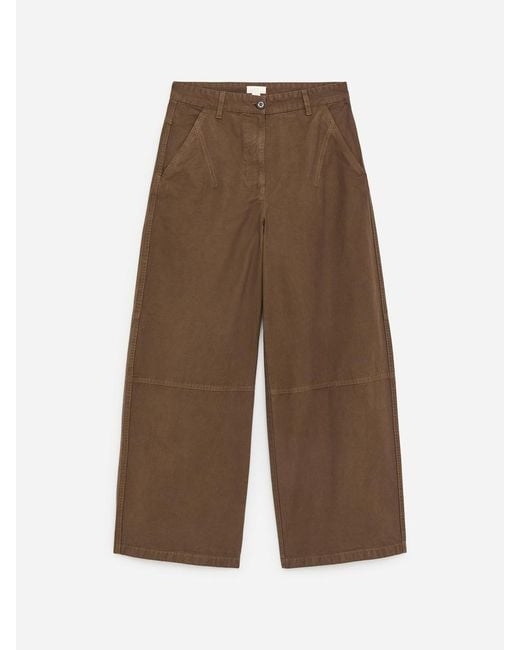 ARKET Brown Cargo Trousers