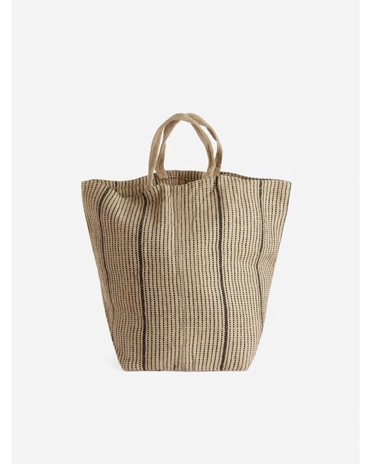 ARKET Natural Large Jute Tote