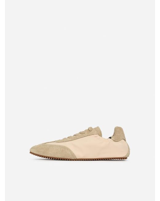 ARKET Black Suede Nylon Trainers