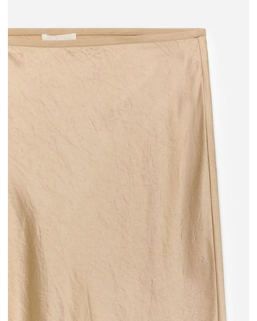 ARKET Natural Satin Skirt