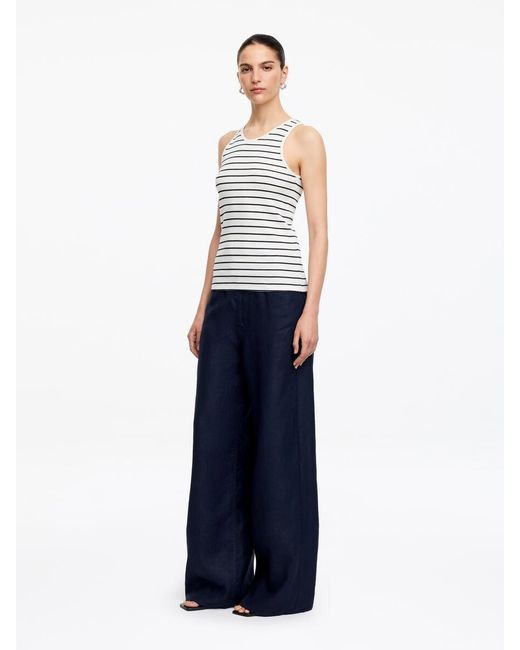 ARKET White Ribbed Tank Top