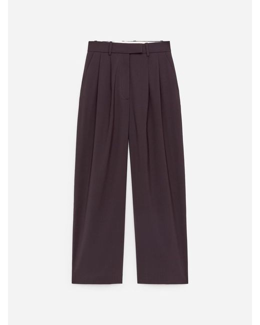 ARKET Purple Wide Tailored Trousers