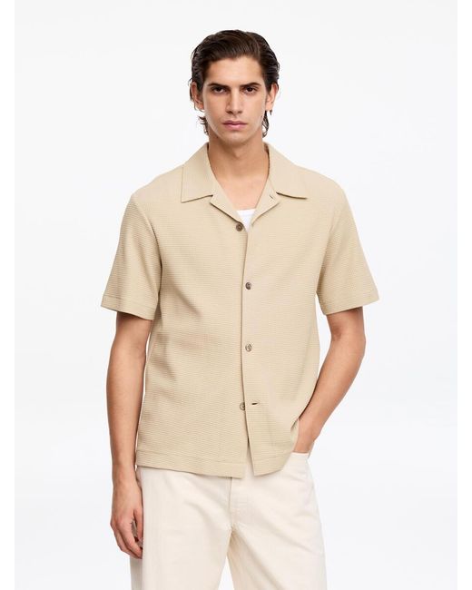 ARKET Natural Waffle Jersey Shirt for men