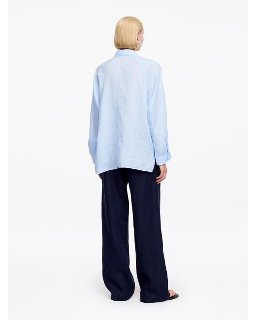 ARKET White Relaxed Linen Shirt