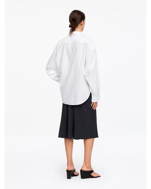 ARKET White Utility Cotton Shirt