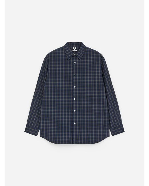 ARKET Blue Oversized Poplin Shirt for men