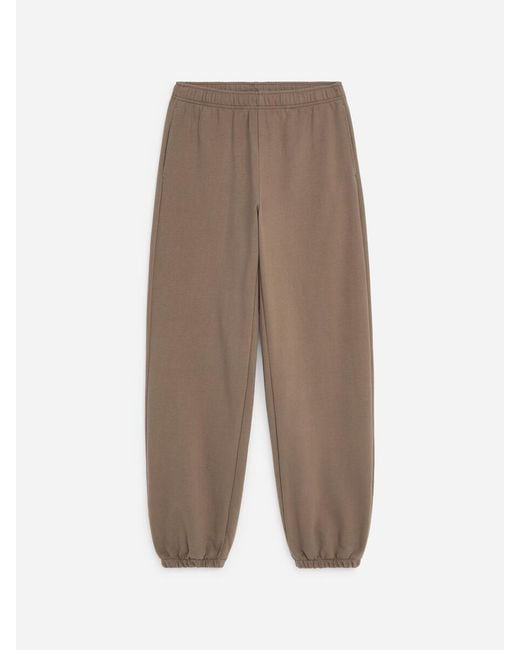 ARKET Brown Terry Sweatpants