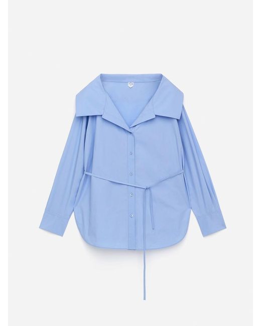 ARKET White Wide-Collar Blouse
