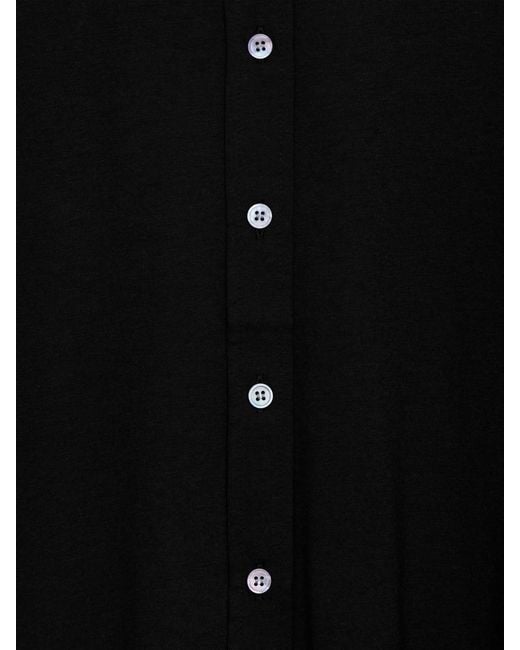 ARKET Black Lyocell-Blend Shirt