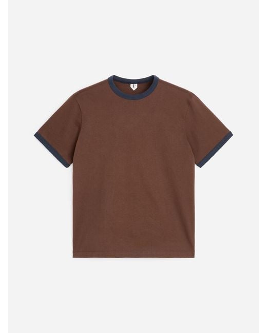ARKET Blue Fitted T-Shirt for men
