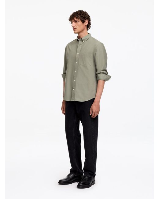ARKET Gray Regular Oxford Shirt for men