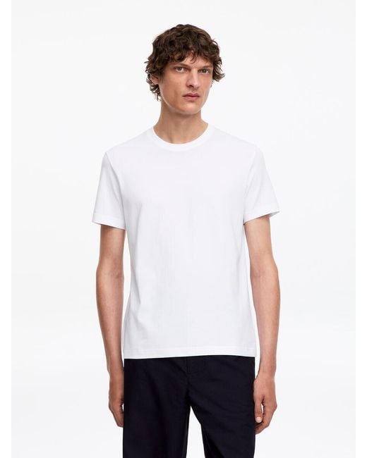 ARKET White 170 Gsm Regular T-Shirt for men