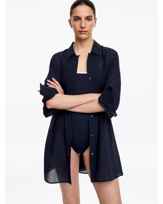 ARKET Blue Elongated Shirt