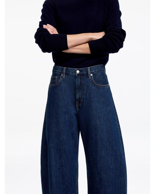 ARKET Blue Peony Barrel Jeans