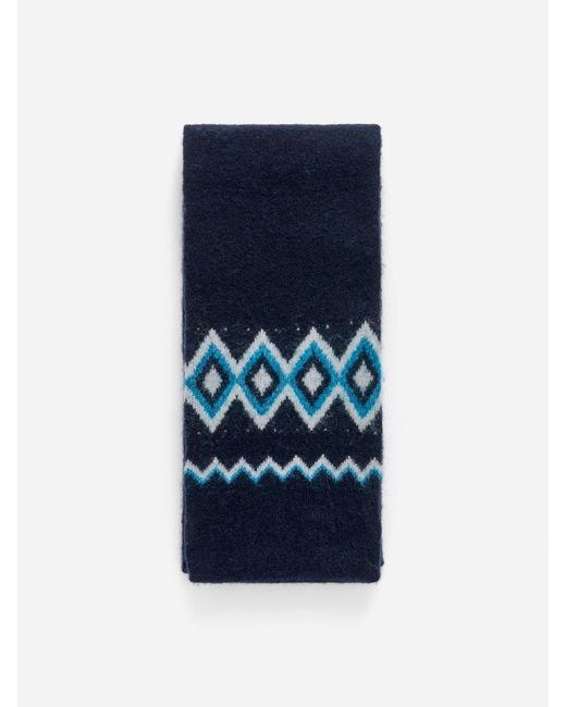 ARKET Blue Wool-Alpaca Blend Scarf for men