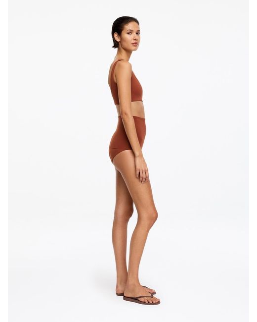 ARKET White Fold Over Bikini Bottom